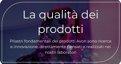 La qualità dei prodotti Avon