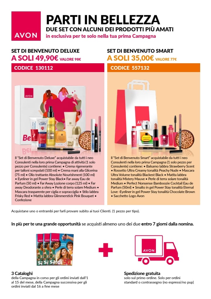 Diventa consulente Avon