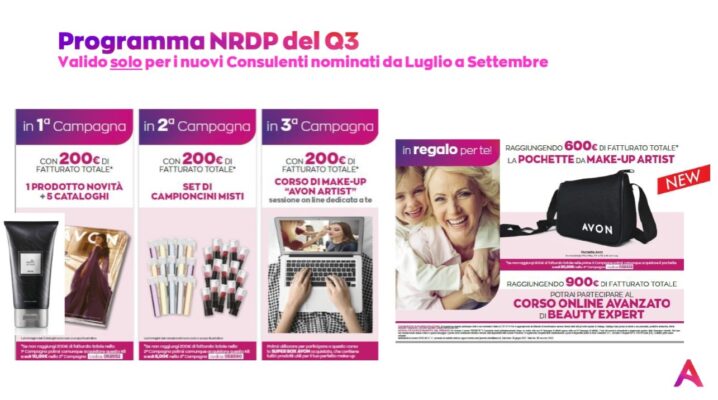 Diventa consulente/presentatrice Avon